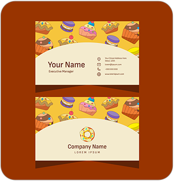 bakery business cards